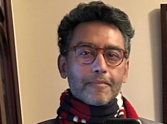 Portrait of author Saleem Ahmed